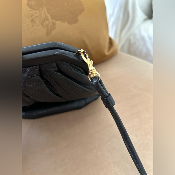 Vintage Rare Tannery West Leather Pouch Bag with Removable Straps - Picture 9 of 10